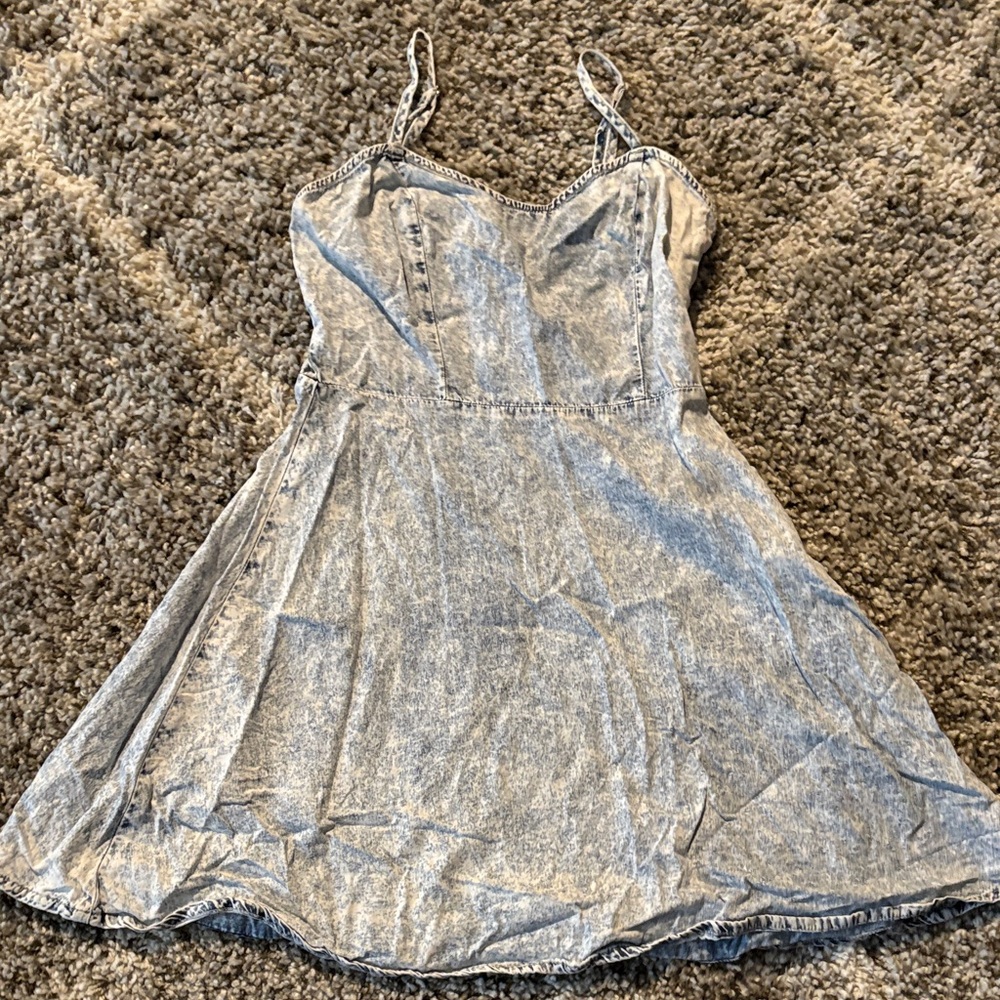 Forever 21 Light Gray Mini Dress